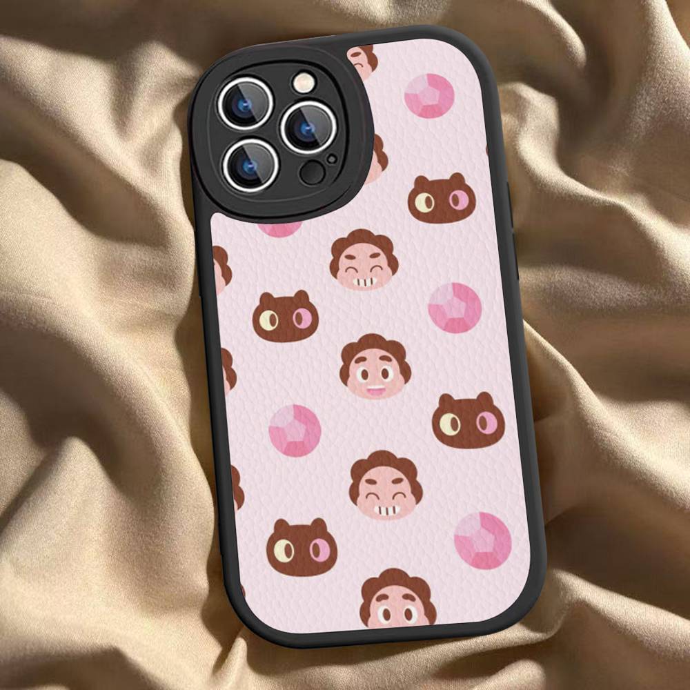 Classic Animation S-Steven U-Universe Phone Case Hard Leather For IPhone 16 15 14 13 12 Mini 11 14 Pro Max Xs X Xr 7 8