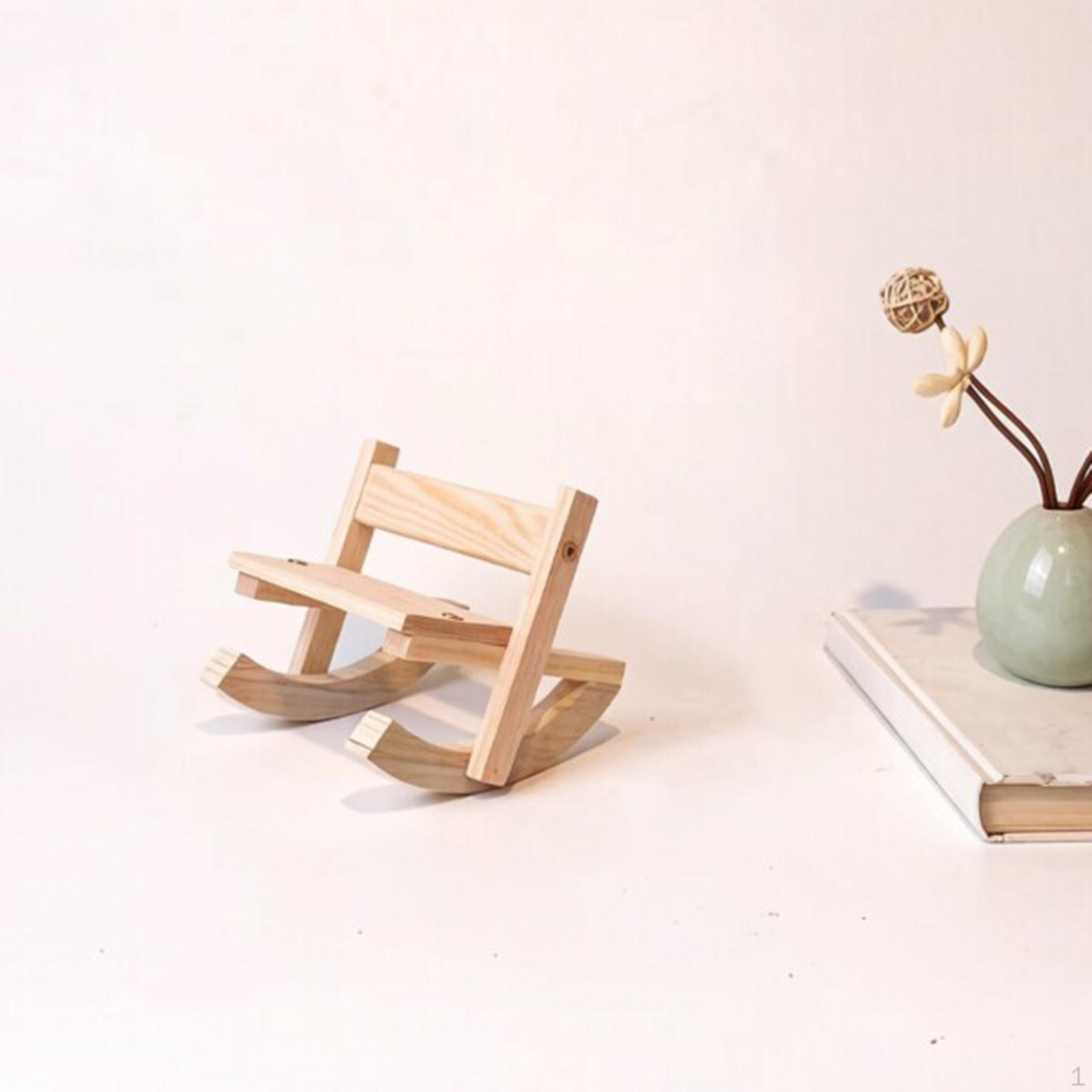 

Toy Rocking Chair, Seat for Children, , Gift, Desk Decoration, Ornament 15x15x13cm