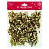 Eurowrap Metallic Christmas Gift Bow (Pack of 16)