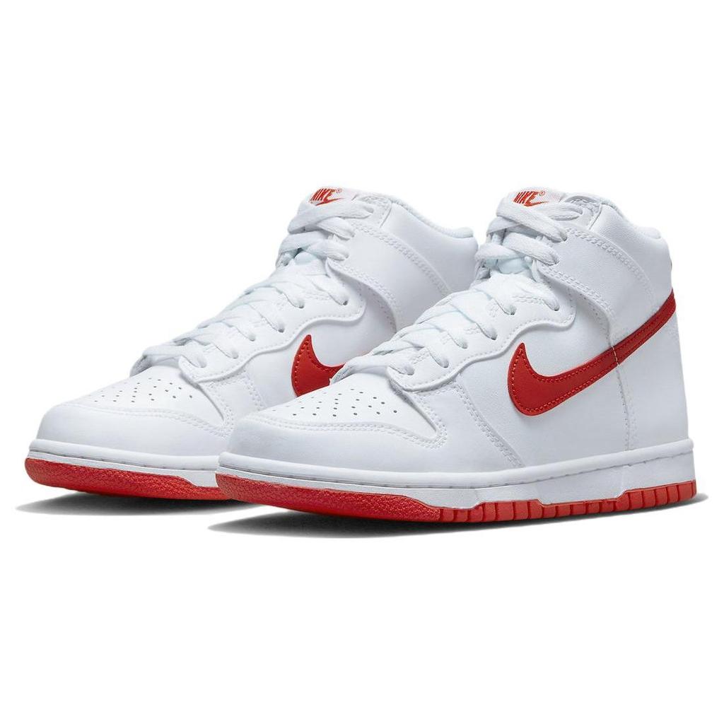 Nike Dunk High Beyaz Picante Kırmızı Erkek Spor Ayakkabı DV0828-100