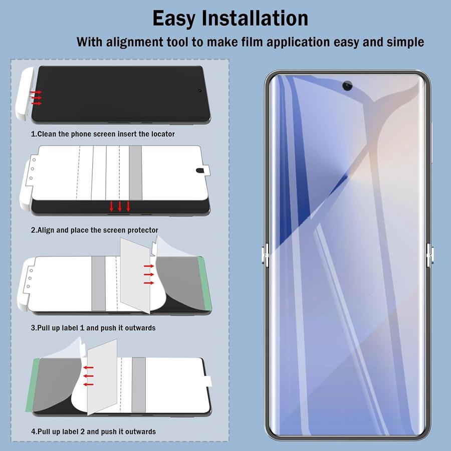 [3+3+3] 9IN1 HD Tempered Glass Outer Screen Protector +Soft Flexible TPU Screen Protector for Samsung Galaxy Z Flip 7 6 Flip7 FE Rear Camera Film