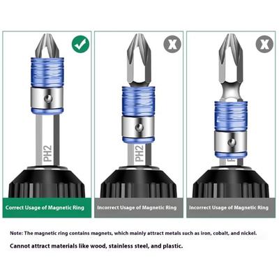 Industrial Magnetic Driver Bit Featuring 30% Strong Adhesion For Reliable Metal Component Handling Metalwork Efficiency
