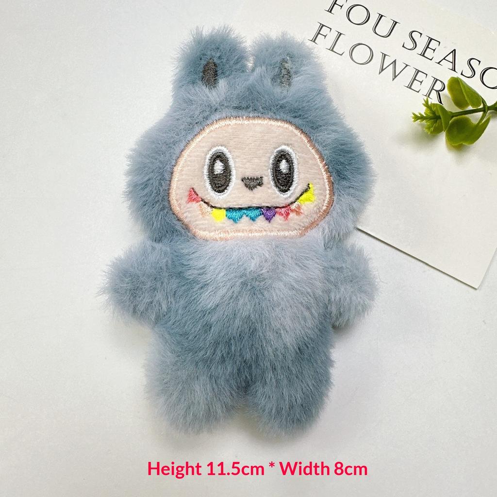 Quietschende Puppe der dritten Generation POP MART Plüschanhänger Taschenschlüsselanhänger Kleine Anhängerpuppe