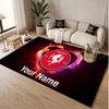 Custom Rug FC Twente Pattern Print Name Text Soft Non‑Slip Floor Carpet for Home Indoor Decoration