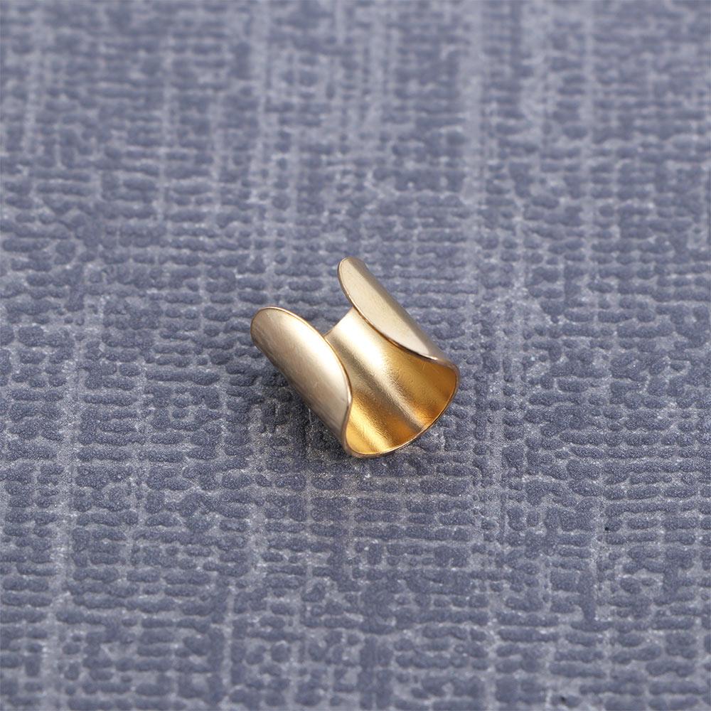 Jewelry Ornament Trend Fashion Punk Stainless Steel Circular Stud Earrings Ear Clip Clip Earrings