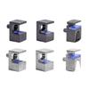 4Pieces Multipurpose Adjustable Glass Clamp Holders for Showcases Cabinets and Panel Crafted of Sturdy Zinc Alloy