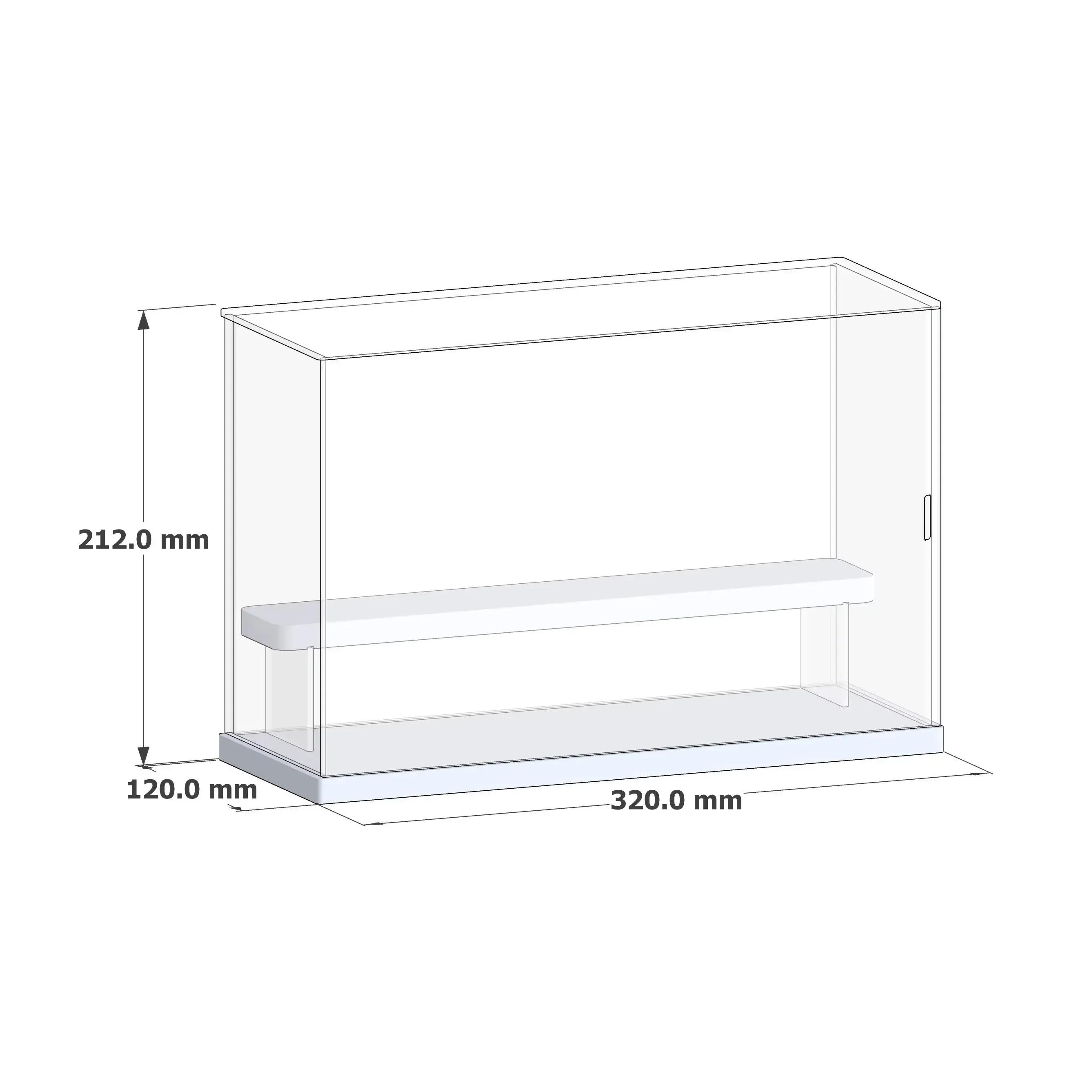 Transparent Acrylic Toy Model Storage Box Desktop Multi-layer Perfume Cosmetics Jewelry Ladder Dust-proof Storage Cabinet
