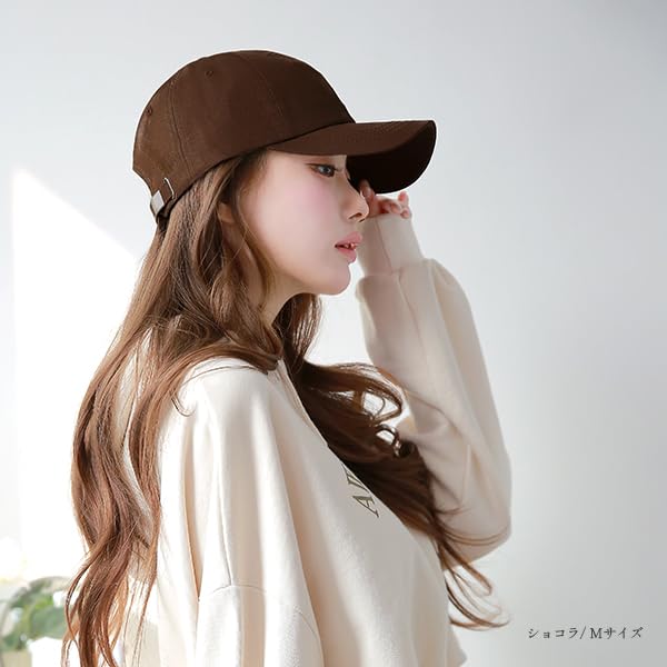Hanahana15 Cap Chocolate Women's Men's 55-60cm