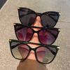 3Pcs Women's Cat Eye Fashion Glasses Set Easiest for Match Street Photography Set Glasses Multi-Color Combination Matching