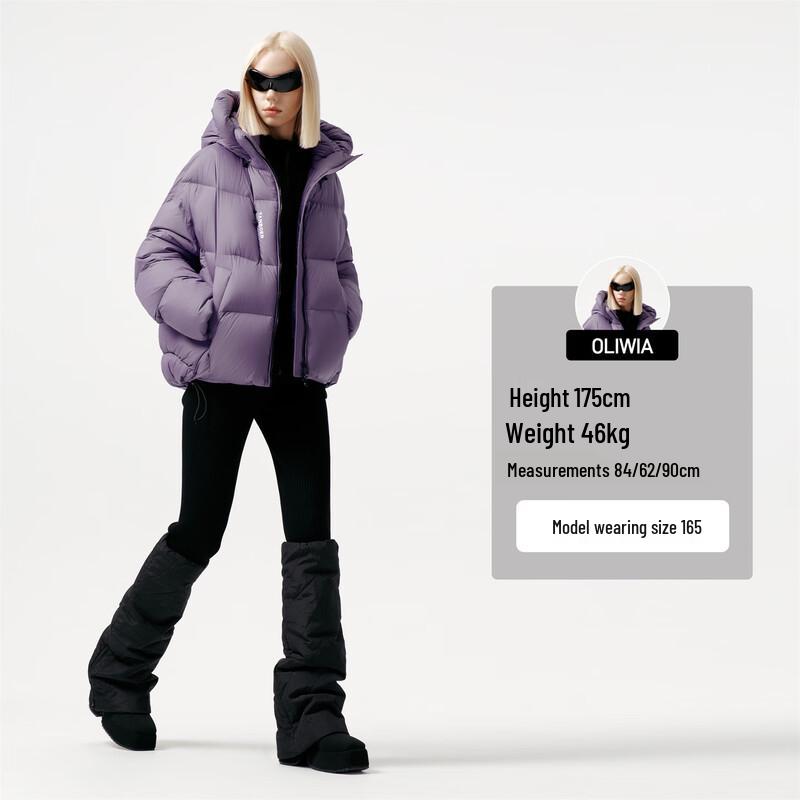 Tanboer Women's Hooded Thickened Duck Down Jacket TB5550530A