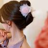 Fresh wind acrylic mesh flower hairpin women's fashion exquisite grab clip high sense versatile hair accessories