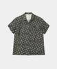 UNIFORM BRIDGE Flower Pattern S/S Shirt(Women) Olive