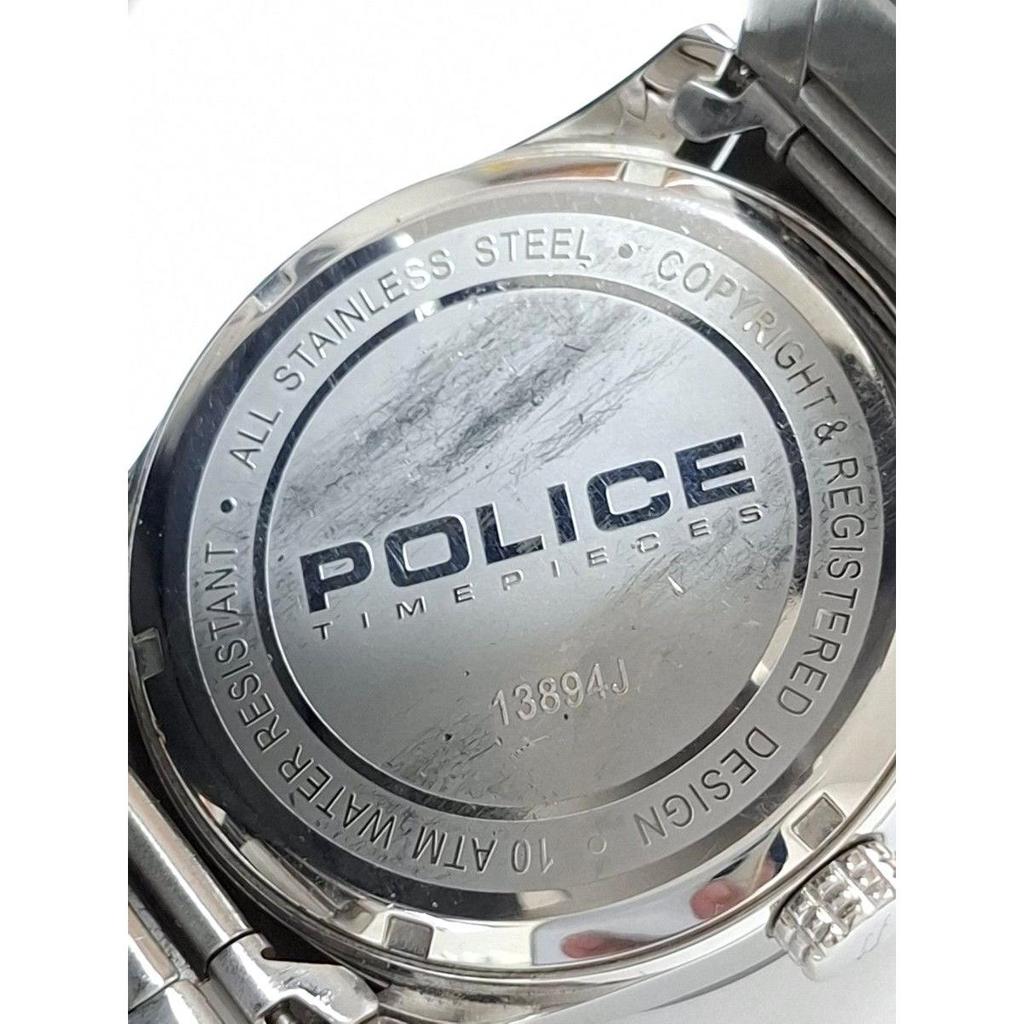 Used [Used Watch] POLICE Atlanta Chronograph Black Dial Men's Quartz Watch Real Estate