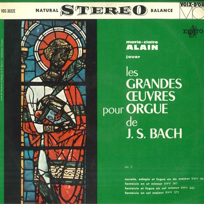 LP Record BACH, MARIE-CLAIRE ALAIN - The Great Works for Organ Vol.II VOS3032E VOIX-D'OR Japan Classical Used