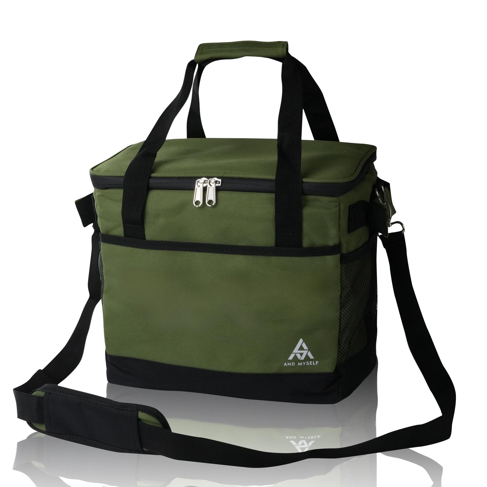 

AND MYSELF Cooler Soft Cooler Solo Cooler Soft Box, Small, Lightweight, Box, Camping, Camping, Bag, Cooler, 5L/10L/15L (Khaki (15L))