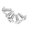 Selbstschneidende Schraube 410 Edelstahl Schnell Rundkopfschrauben für Maschinenbau
