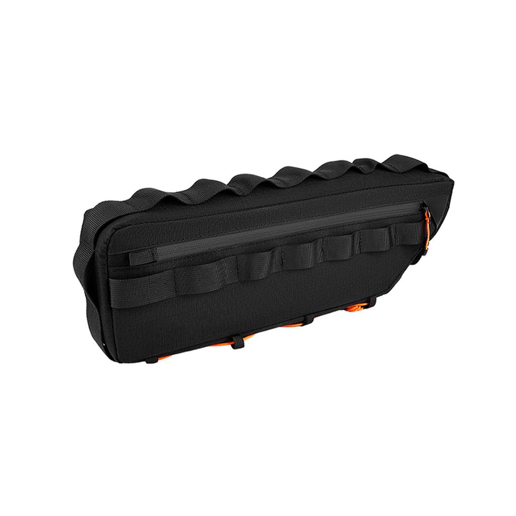 Borsa per Tubo Orizzontale Bici Borsa per Telaio Mountain Bike 2,6L Grande Capacità Impermeabile Tasca Laterale per Snack Accesso Facile Ciclismo
