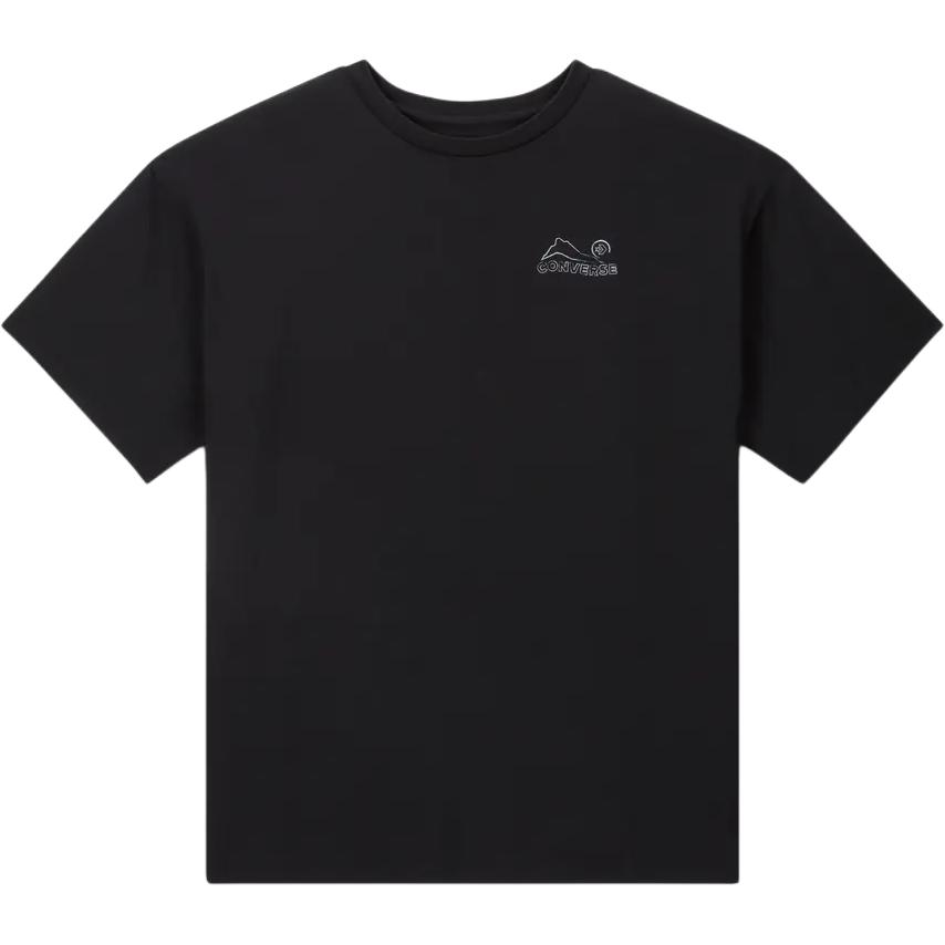 

New Converse Mountains T Shirt Unisex Black 10026680-A02 2XL