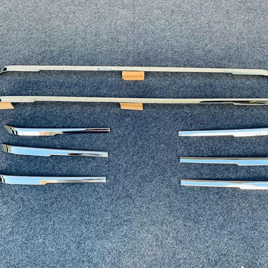 Hyorabyn Front Grille Guard Bumper Garnish for Toyota New Voxy January 2022 Set (90 Series, Onwards), Mirror-Finish ABS, Dress-Up Accessories, 8-Piece