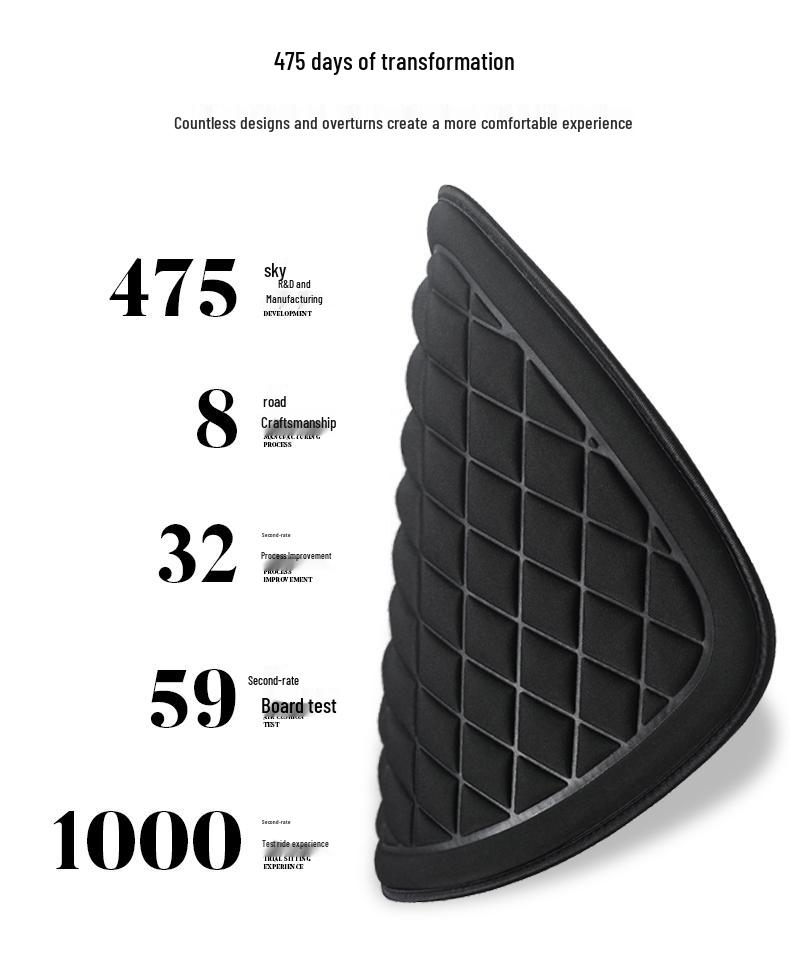 All-Season Universal Car Seat Cushion - Breathable, Anti-slip Ice Silk Cover for Rear Seats