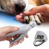 LED Light Pet Nail Clippers - Great for Trimming Cat and Dog Nails and Claws, 5x Magnification, Can Be Used As Nail Clippers, Qu