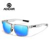 2025 KDEAM Oversized Square Large Size Sunglasses Trendy Colorful Polarized Men Sun Glasses Women Outdoor Sports Fishing Glasses
