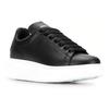 (WMNS) Alexander McQueen Oversized Sneaker 'Black' Women's 553770WHGP01000
