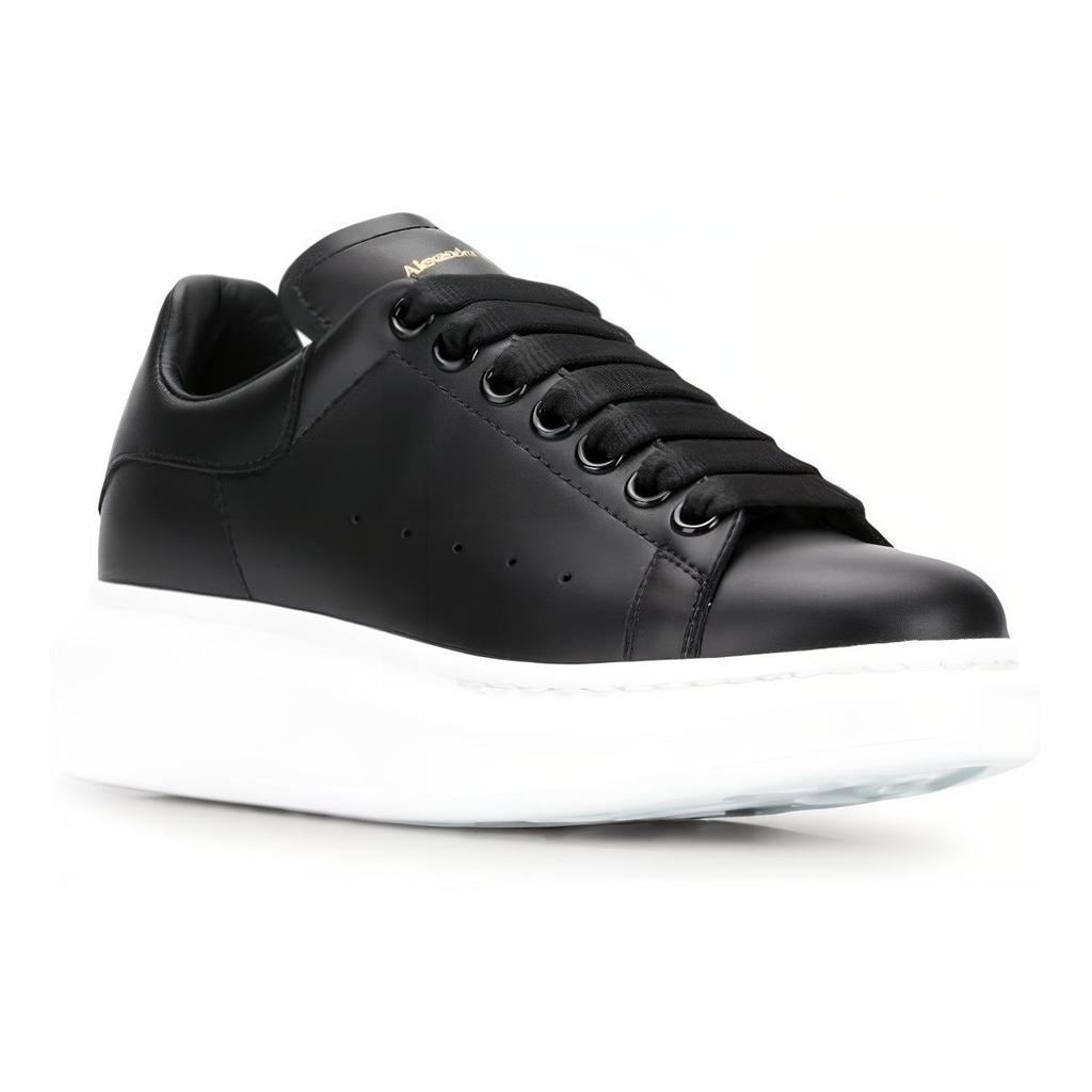 (WMNS) Alexander McQueen Oversized Sneaker 'Black' Women's 553770WHGP01000