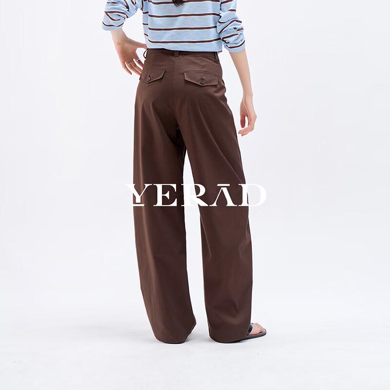 YERAD Women s Lyocell Blend Straight-Leg Ankle Trousers 28