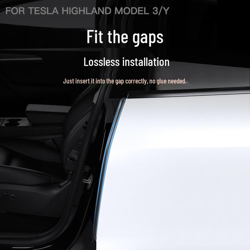 Schallschutz-Dichtungsstreifen für Tesla Model 3/Y B-Säule Geräuschreduzierung