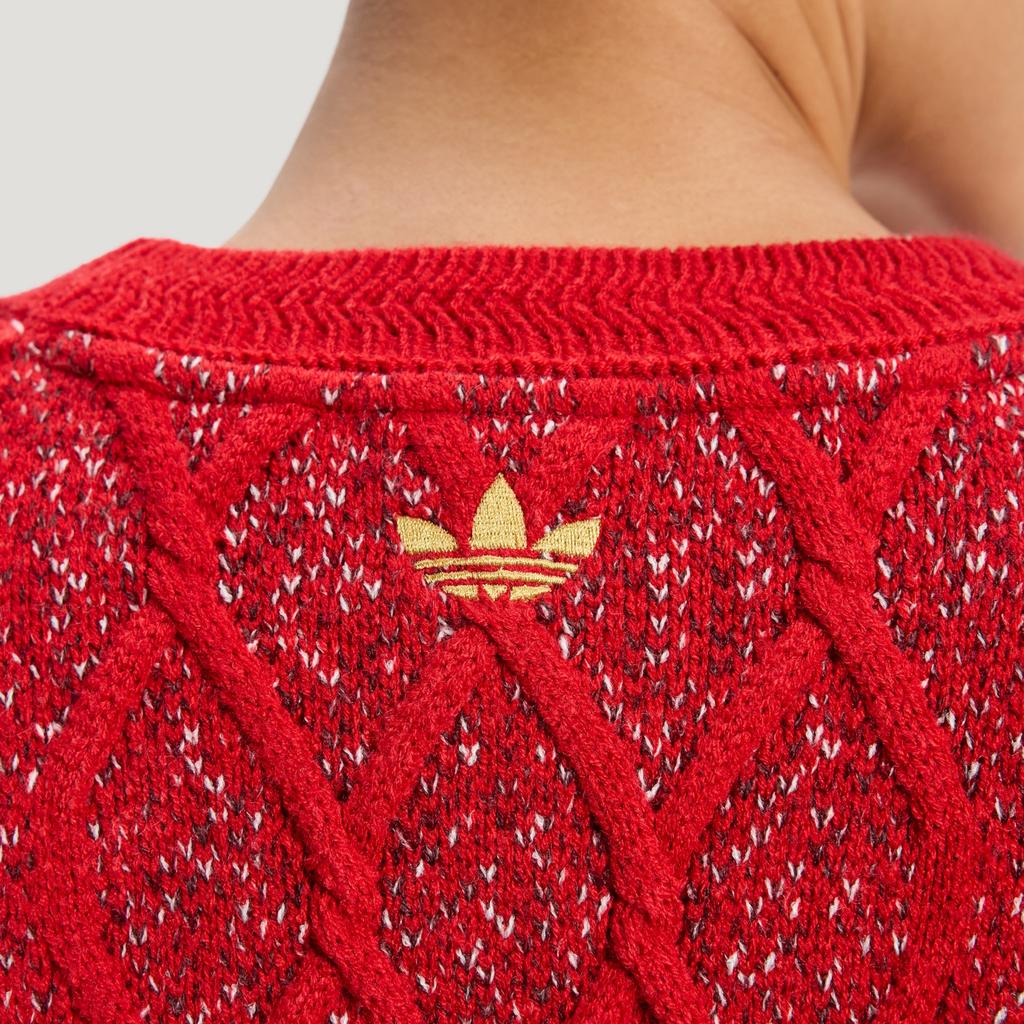 Adidas Originals FW25 Sweatshirt Year Of The Horse Limited CNY New Year Edition Sport Loose Knit Long Sleeve Sweater Unisex Sweatshirt KT0693