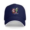 Summer Funny Six Seven 67 Meme 6 7 Elf Santa Christmas Pajamas Baseball Cap Tennis Skate Classic Design Sun Trucker Hat Women