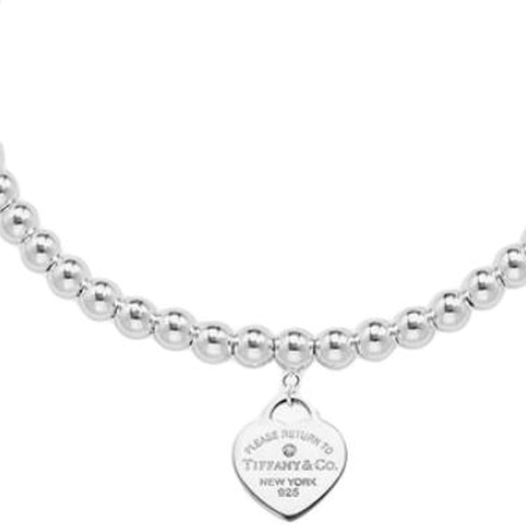 TIFFANY & CO. Diamond Bracelets Women's Silver 69683673