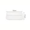 1pc Foldable Wall-mounted Shelf, For Bathroom, Toilet, Kitchen, Bedside, No Drilling Phone Storage, Wifi Router Storage