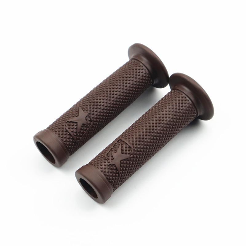 Motorcycle Grip Handle Vintage Silicone Rubber for 7/8/9 Inch Motorcycle Handle Cover Motorcycle Moped Modification Parts