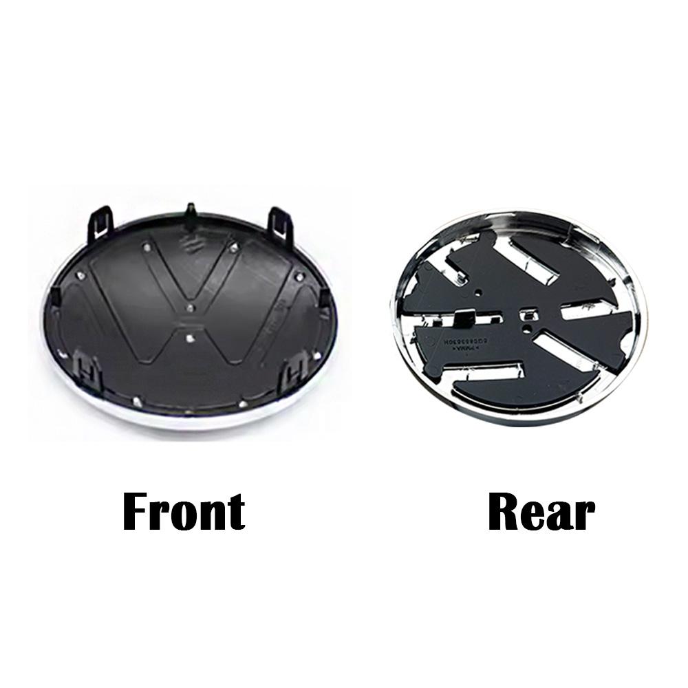 VW Polo Golf 4 5 1 juego Para VW Pegatina Accesorios ABS Coche Parrilla Frontal Emblema Maletero Trasero Insignia Logo Golf 6 7 7.5 MK6 MK7 MK8 Polo EP1 g6