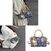 Cartoon Denim Shoulder Bag For Women With Stylish Design And Storage