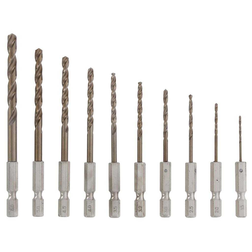 Takagi EARTH MAN Stainless Steel Drill Includes with Hex for Drilling Stainless General Light and Set (Set 1.5/2.0/2.5/3.0/3.2/3.5/4.0/4.5/5.0/6.0mm)