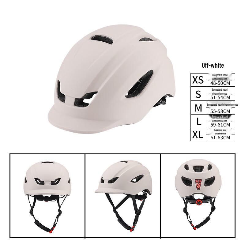 Mu Qingqing Adult Cycling and Commuter Helmet with LED Light