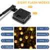 Solar Crystal Ball String Lights IP65 Waterproof 8 Modes RGB Outdoor Garden Wedding Party Decoration Garland Fairy Light