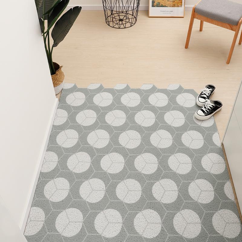 Washable Hexagon Pattern Mats, Non-Slip Carpet, Freely Cuttable, Kitchen Mat, Entrance Doormat, Hallway Doormat, Home