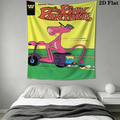 Pink Panther Pattern Home Decor Tapestry, Wall Hanging, Decorative RV Wall Cloth.XGT0914320