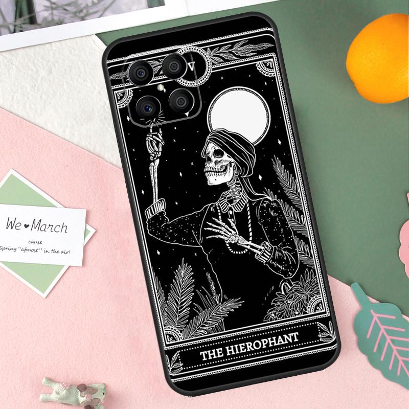 Witches Moon Tarot Case For Huawei P20 P30 P40 Lite P50 Pro Nova 5T P Smart 2021 Funda For Honor 50 70 X8 X9