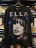 Men's & Women's ELLA CITY ECHO Retro Vibe Unisex 100% Cotton T-Shirt, Soft, All Season Casual Streetwear Essential, All-Match All