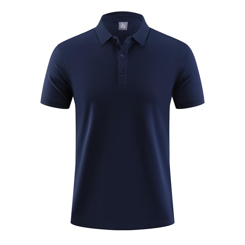 Unisex High-End Solid Color Sports Polo Shirt for Summer Activities