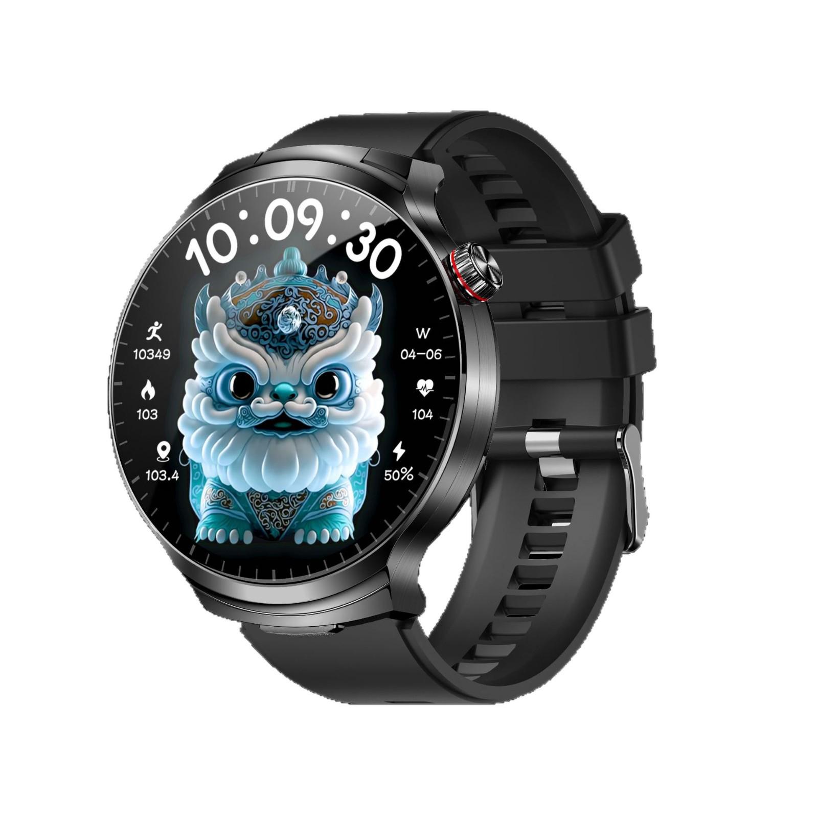 T100 Bluetooth Calling Earbuds & Multifunctional Smartwatch with NFC and Message Reminder чёрный