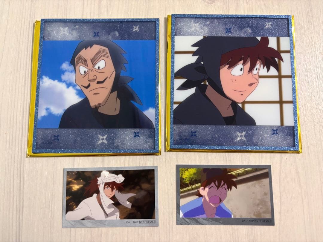 [USED] Nintama Rantaro Acrylic Shikishi Collection B Doi Hansuke Yamada Denzo Animate Bonus Included