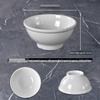 Melamine Noodle Restaurant Bowl - High-Footed, Imitation Porcelain for Wonton, Soup, Beef Rice Noodles, Mala Tang
