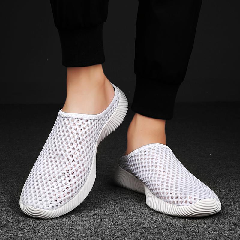 Summer Women'S Mesh Shoes Breathable Comfortable Soft Sole Casual Walking Shoe Low-Top Fabric Walking For Lady Sandals For Woman