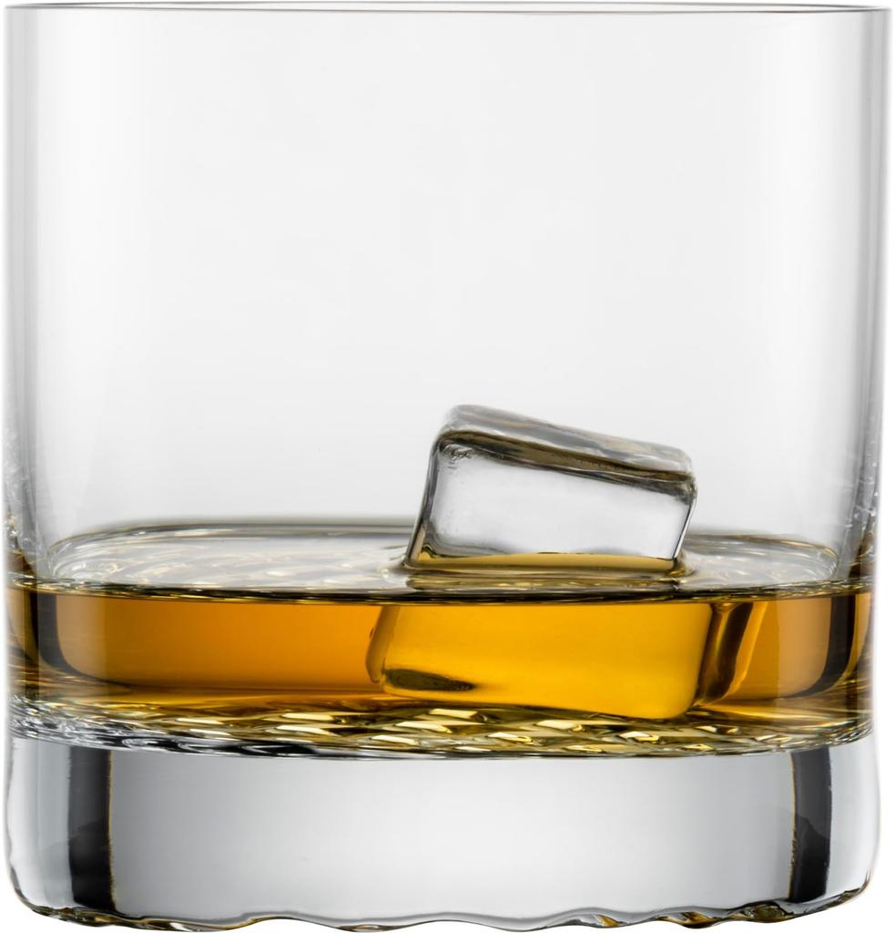 Zwiesel Glass (ZWIESEL GLAS) Shatter-Resistant Chess Tumblers for Whiskey and Hard Liquor, Pair of 2, Machine-Made (m122607)